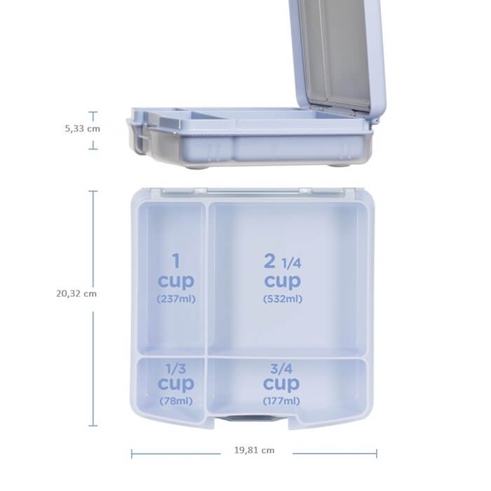 Lunchbox Bento Cloudy Blue / Ubbi