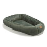 Kokon niemowlęcy BEST NEST VELVET PURE - KHAKI / La Millou