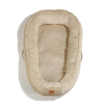 Kokon niemowlęcy BEST NEST VELVET PURE - SAND / La Millou