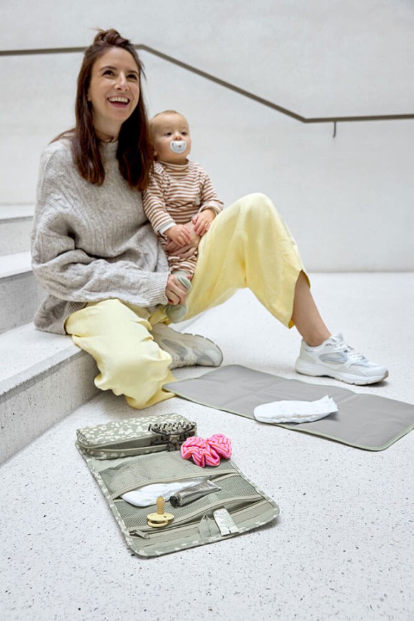 Organizer kosmetyczka podróżna wisząca Leo light khaki / Lassig