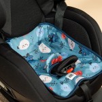 Wodoodporna podkładka do fotelika Frutti / Moon Bloom