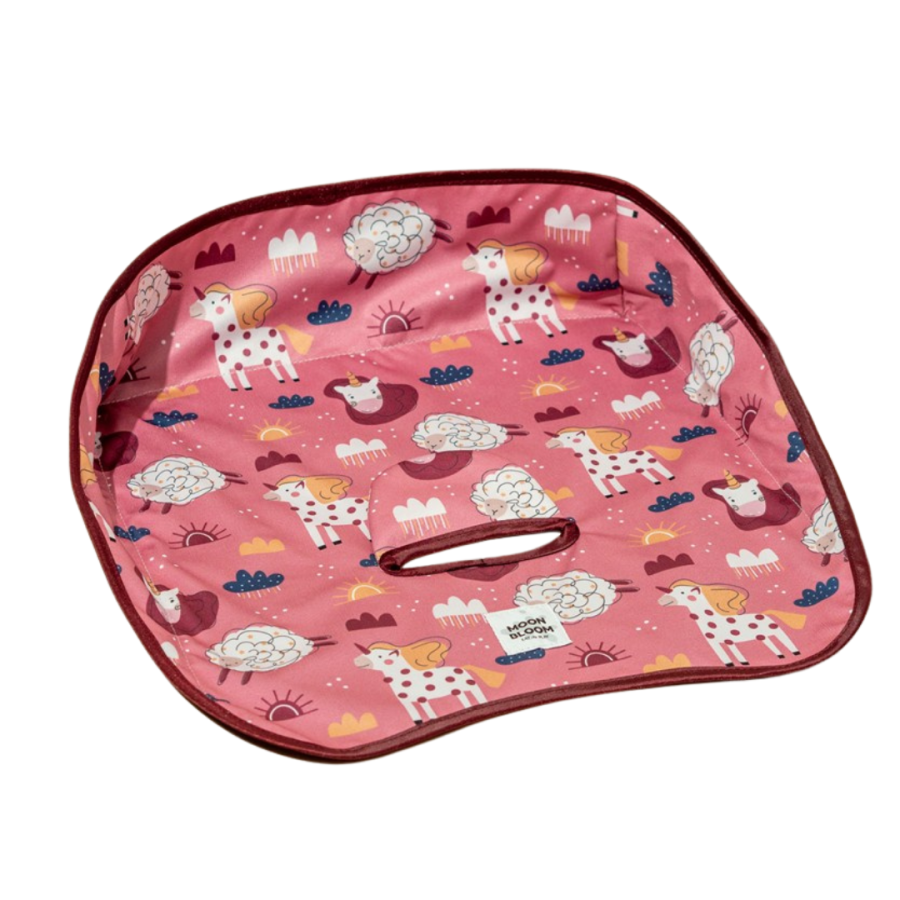 Wodoodporna podkładka do fotelika Dream Big / Moon Bloom