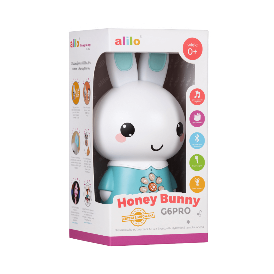 Króliczek Honey Bunny G6PRO - turkusowy / Alilo