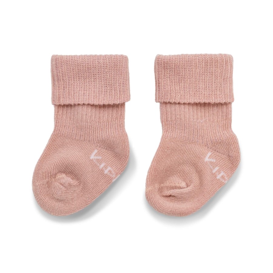 Skarpetki dla noworodków Stay-on-Socks Newborn, Mauve / KipKep