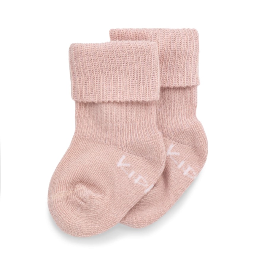 Skarpetki dla noworodków Stay-on-Socks Newborn, Mauve / KipKep