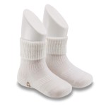 Skarpetki niemowlęce Stay-on-Socks, Off White / KipKep