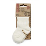 Skarpetki niemowlęce Stay-on-Socks, Off White / KipKep