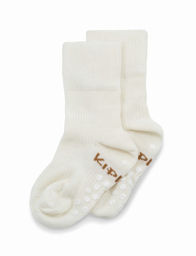Skarpetki z antypoślizgiem Stay-on-Socks Antislip, Off White / KipKep