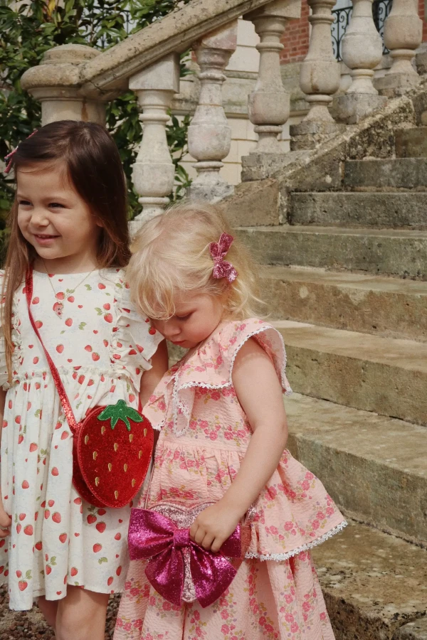 Torebka dziecięca Tut strawberry - barbados cherry / Konges slojd