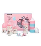 Zestaw startowy - wyprawka dla noworodka| różowy dziewczynka / Suavinex