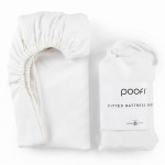 II GATUNEK: Prześcieradło Organic&Color ŚMIETANKA, 140 x 70 cm / POOFI