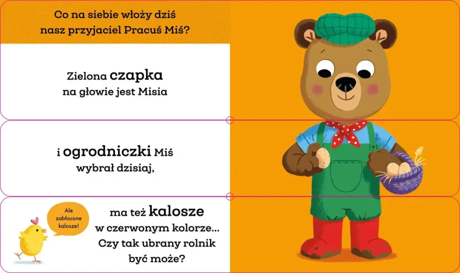 Miś Pracuś. Zabawa w przebieranie / Wydawnictwo Wilga