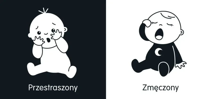 Emocje. Pierwsza książeczka malucha. Kontrastowe książeczki / Wydawnictwo Wilga