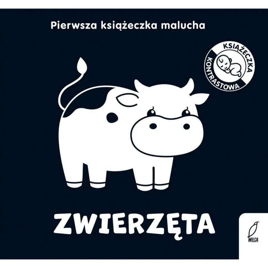 Zwierzęta. Pierwsza książeczka malucha. Kontrastowe książeczki / Wydawnictwo Wilga