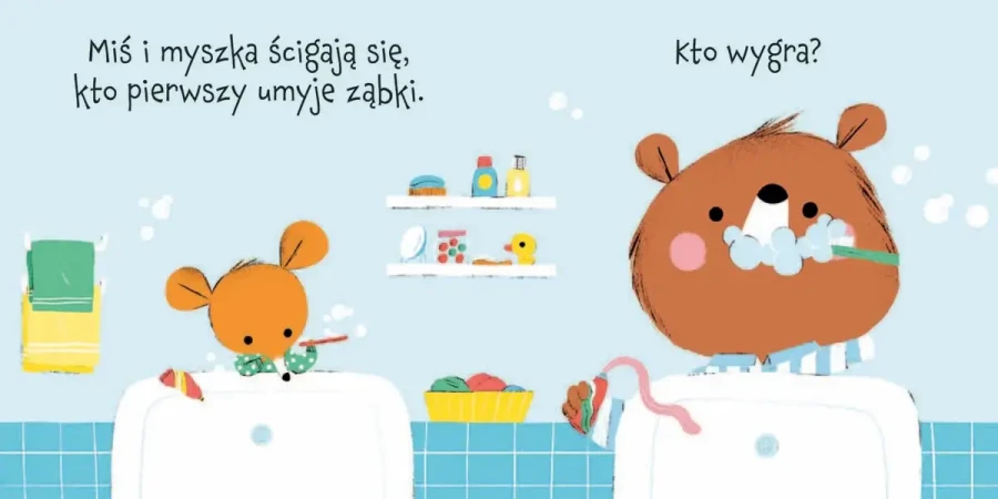 Pora spać. Miś i Myszka / Wydawnictwo Wilga