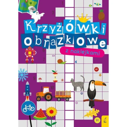 Krzyżówki obrazkowe z naklejkami / Wydawnictwo Wilga