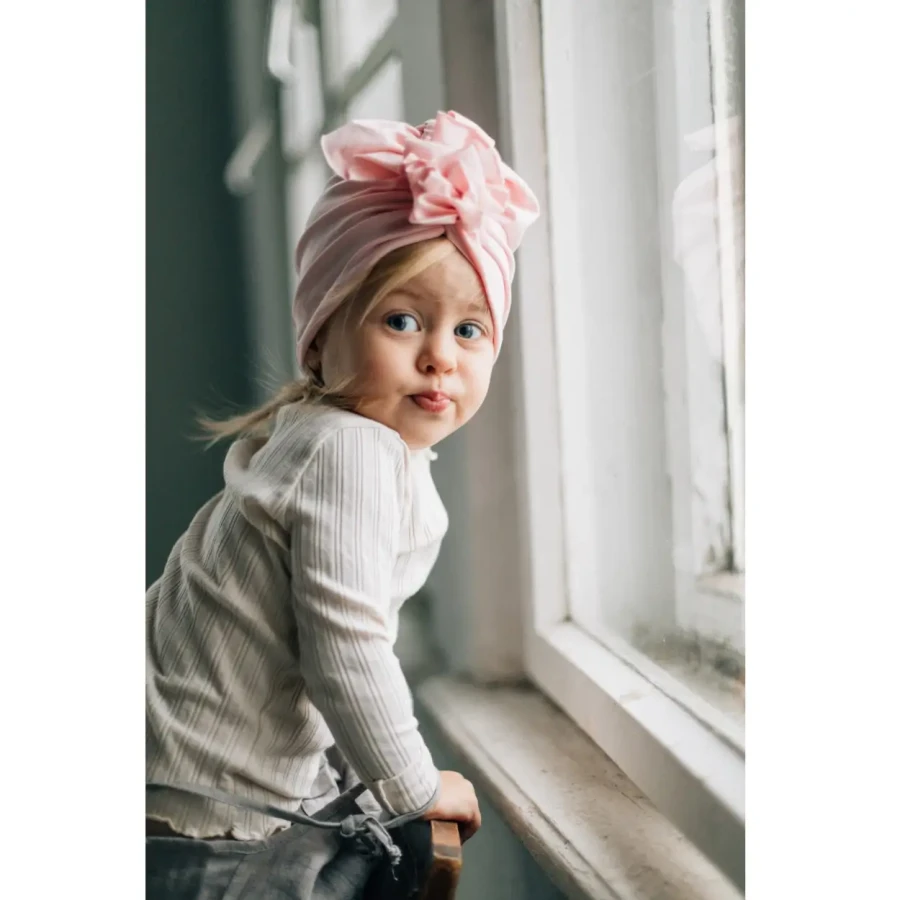 Turban Organic PINK RÓŻNE ROZMIARY / Looks by LUKS