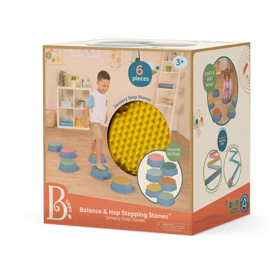 Balance & Hop Stepping Stones – kamienie sensoryczne / B.Toys