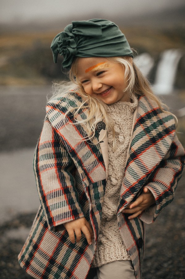 Turban Organic Sage Green / różne rozmiary / Looks by LUKS