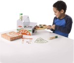 Drewniany zestaw do robienia pizzy z piecem Top & Bake 34 el / Melissa & Doug
