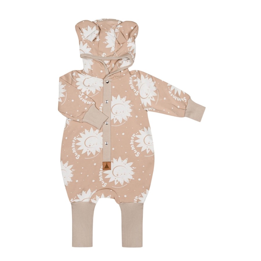 Uchaty kombinezon - Słoneczka na Beżu / Zezuzulla ZZZ