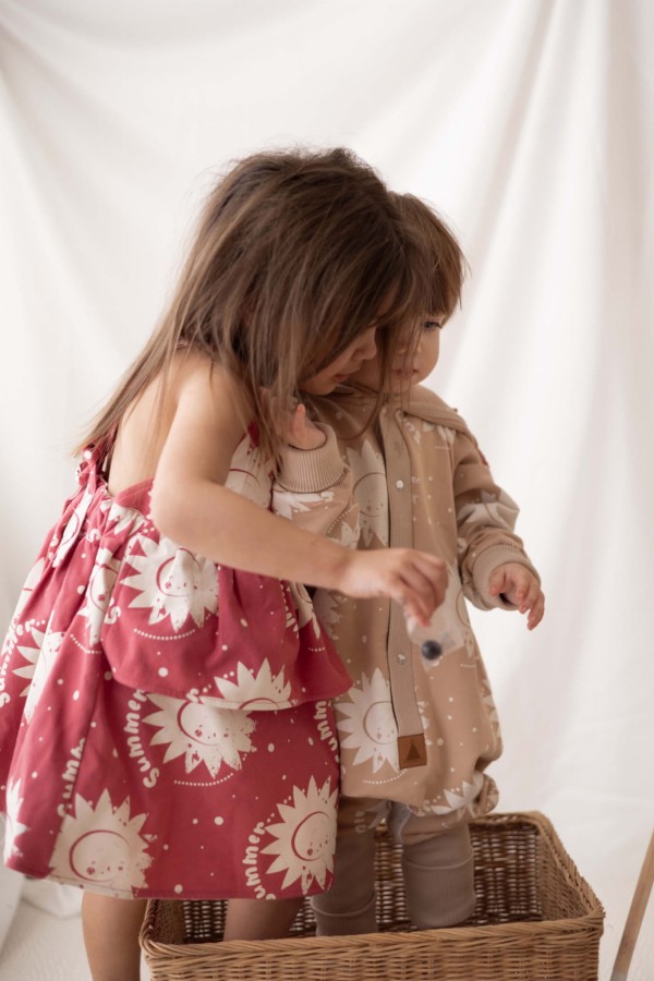 Uchaty kombinezon - Słoneczka na Beżu / Zezuzulla ZZZ