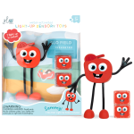 Postać do kąpieli Sammy - zestaw z dwiema kostkami sensorycznymi świecącymi w wodzie / Glo Pals