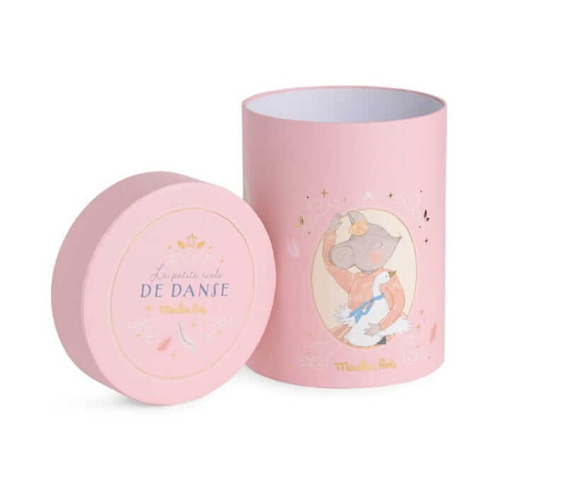 Maskotka myszka Anna w pudełku SZKOŁA TAŃCA / Moulin Roty