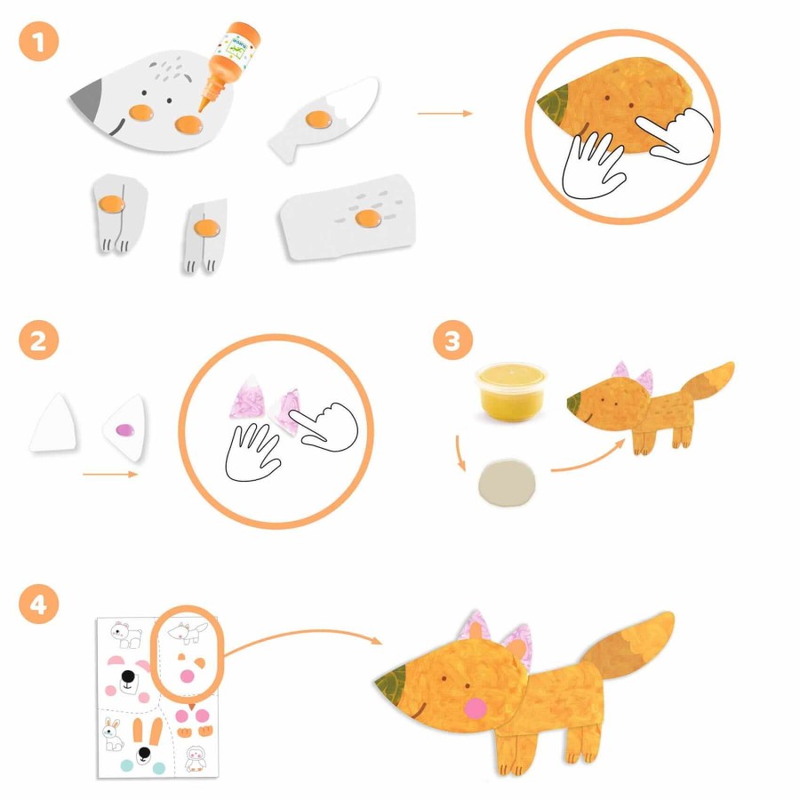 Zestaw artystyczny WSPÓLNE MALOWANIE 18 m+ / Djeco