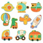 Puzzle duo POJAZDY / Djeco