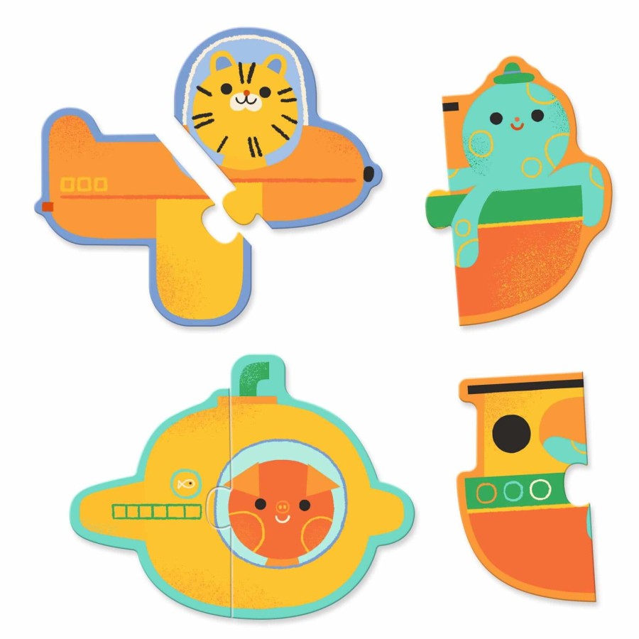 Puzzle duo POJAZDY / Djeco