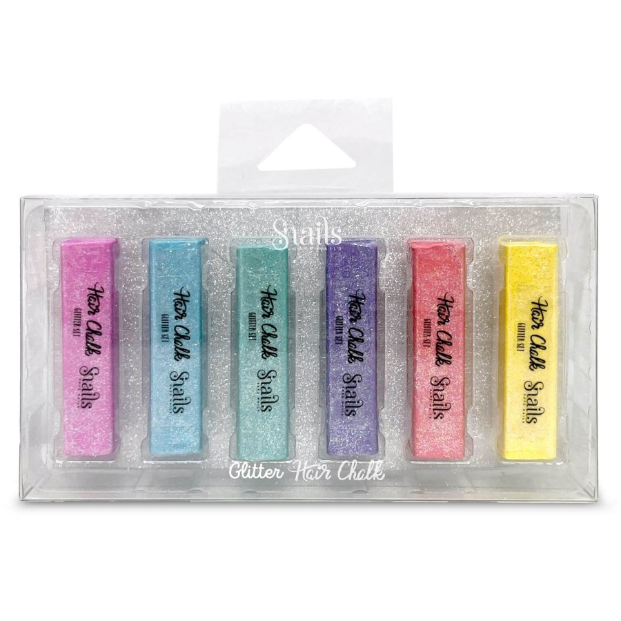 Zmywalne kredy do włosów Hair Chalk - Glitter / Snails