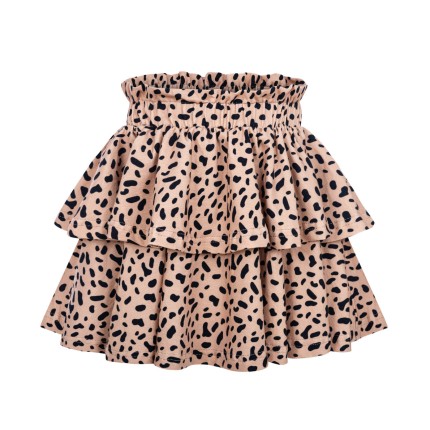 Spódnica Falbany - cętki brązowe / Dear Sophie