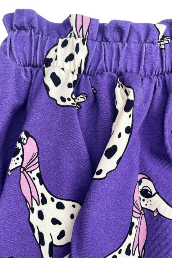 Spódnica Falbany - dalmatyńczyk śliwkowy / Dear Sophie