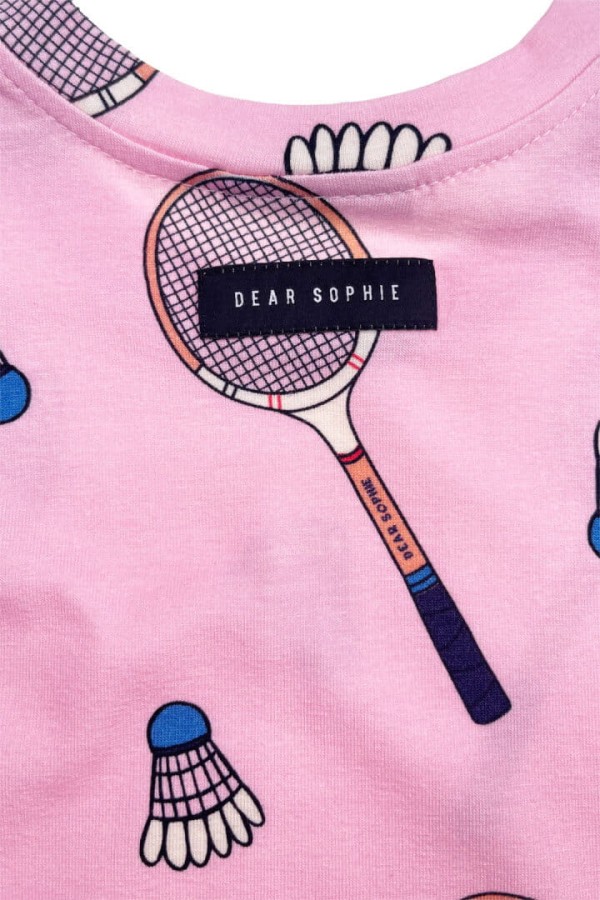 Koszulka ze skrzydełkami - tenis różowy / Dear Sophie