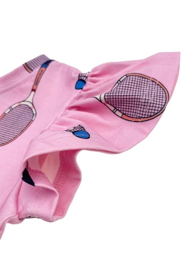 Koszulka ze skrzydełkami - tenis różowy / Dear Sophie