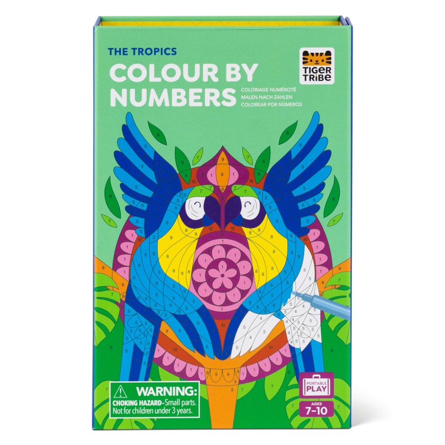 Kolorowanie po Numerach - W Tropikach / Tiger Tribe