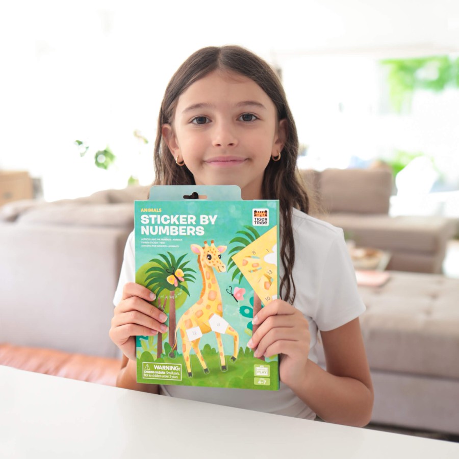 Wyklejanie po numerach - Zwierzątka / Tiger Tribe