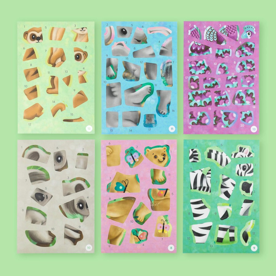 Wyklejanie po numerach - Zwierzątka / Tiger Tribe