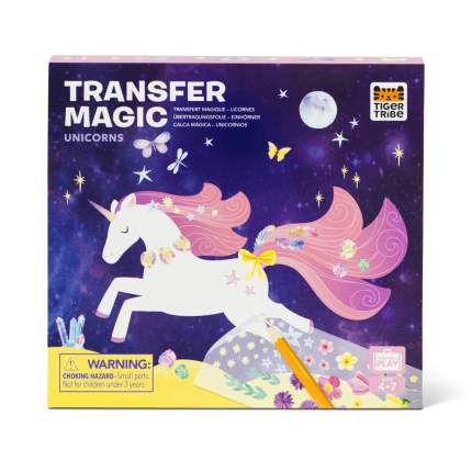 Zestaw z folią transferową - Jednorożce / Tiger Tribe