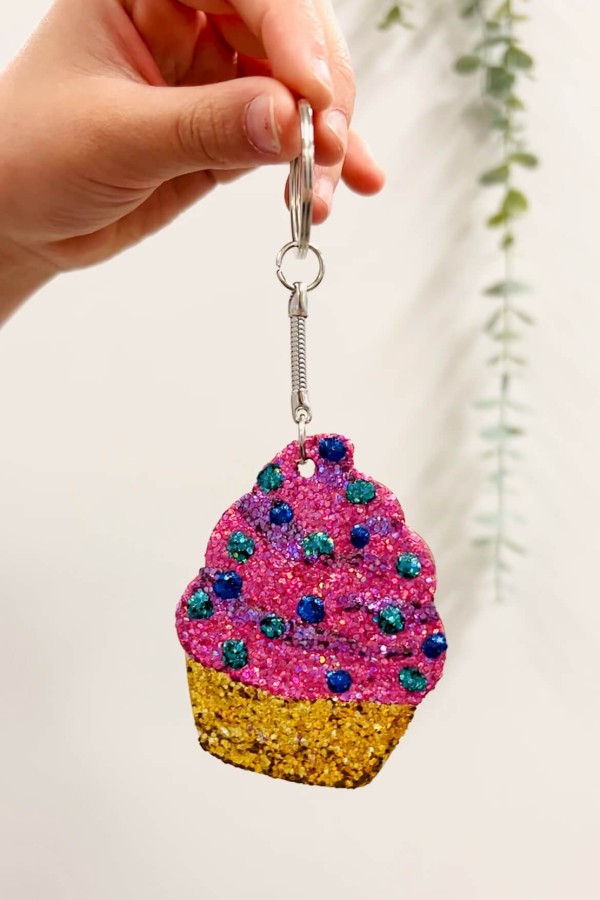 Zestaw kreatywny - Brokatowe Breloczki / Tiger Tribe