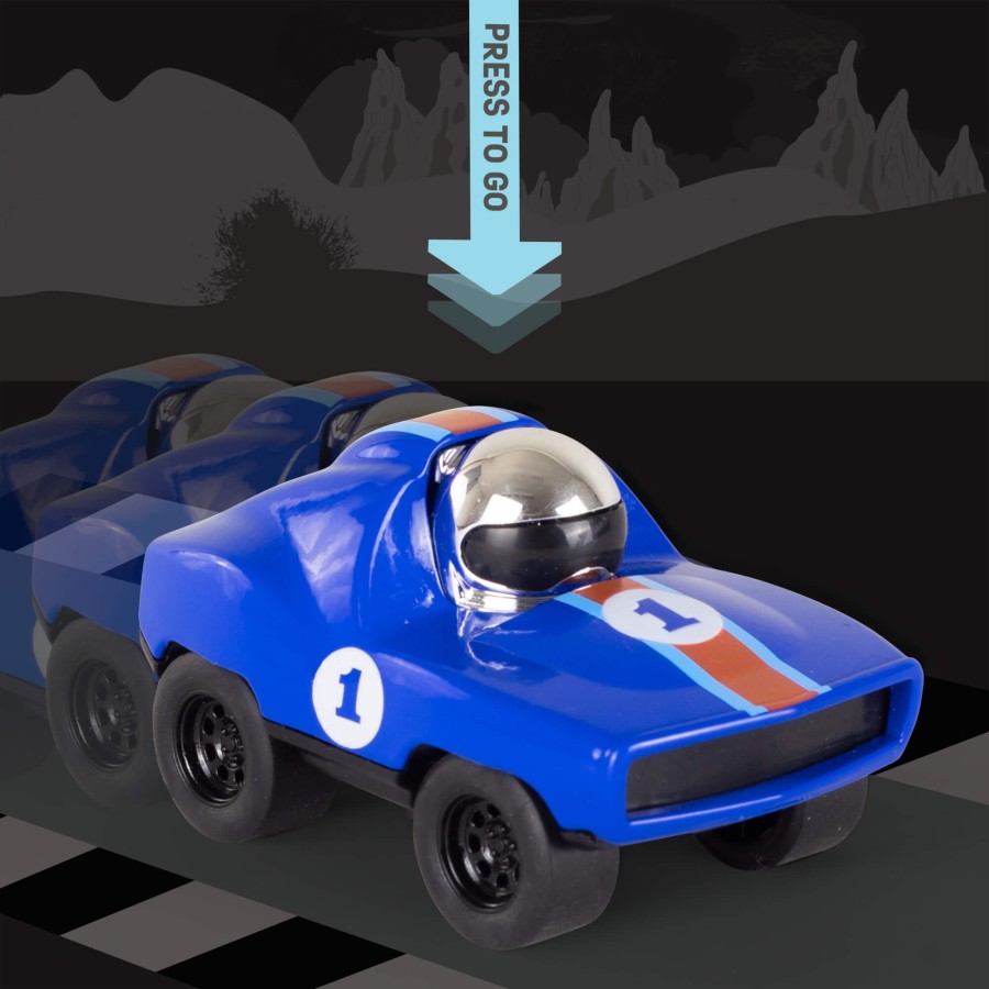 Autko wyścigowe Niebieskie / Tiger Tribe