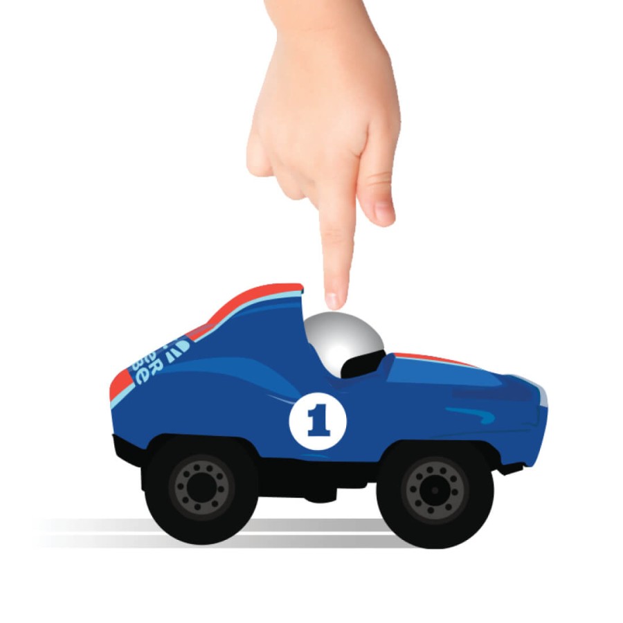 Autko wyścigowe Niebieskie / Tiger Tribe