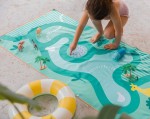 Dwustronny ręcznik plażowy PlayTowels - Safari / QUUT