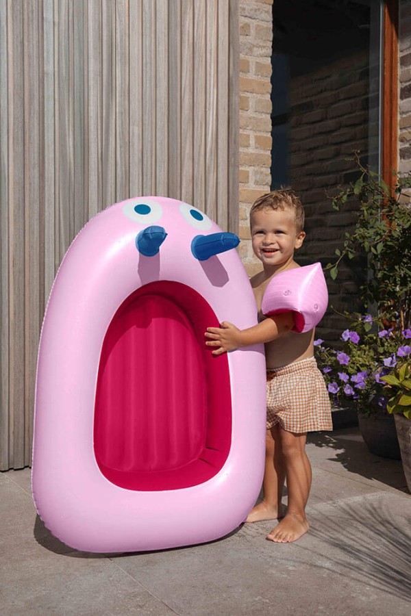 Dmuchany ponton do pływania dla dzieci Cherry Red / QUUT