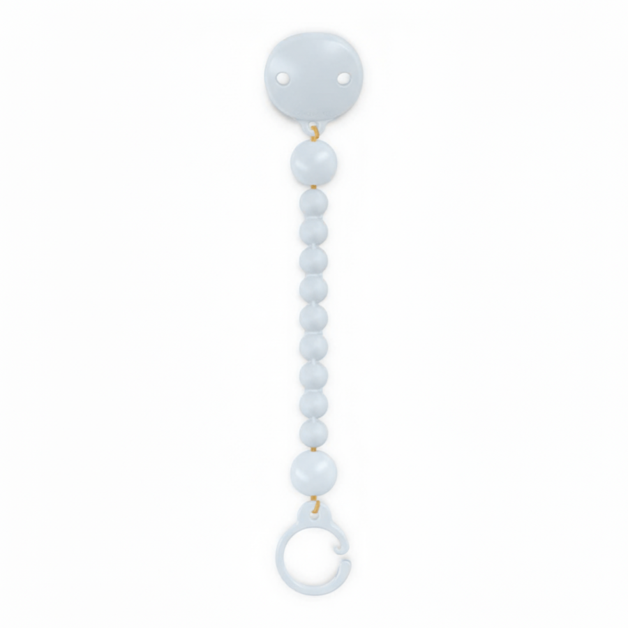 Silikonowy klips do smoczka - jasnoniebieski / Suavinex