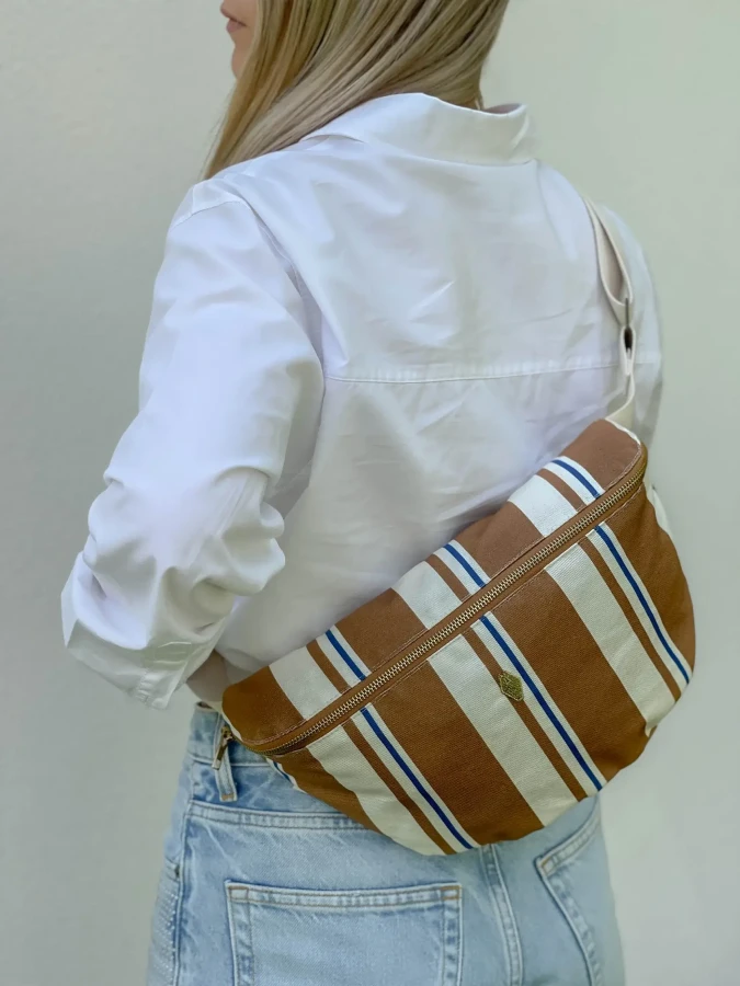Saszetka XL BOB - Riviera Stripe / Milinane