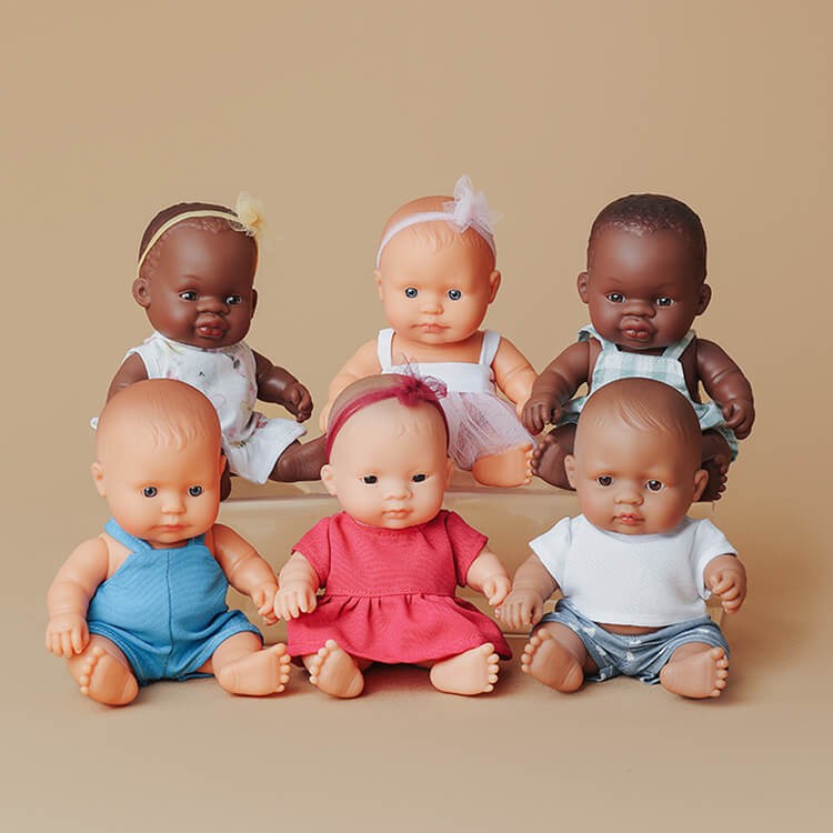 Lalka chłopiec Afrykańczyk My Friends & Me, 21cm / Miniland Doll