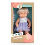 Lalka dziewczynka Europejka z implantem śliwkowym My Friends & Me, 38cm / Miniland Doll