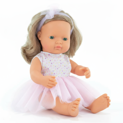 Lalka dziewczynka Europejka Ciemny Blond My Friends & Me, 38cm / Miniland Doll